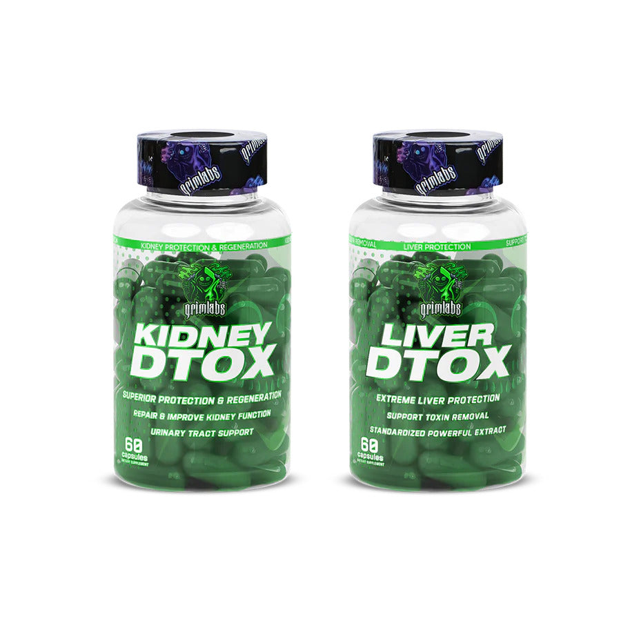 Gri̇mlabs Dtox Pack Ki̇dney Dtox  Li̇ver Dtox  Set