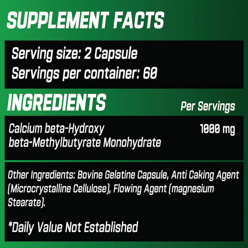 Grimlabs HMB  60 Kapsül - 1000 mg 60 Servis