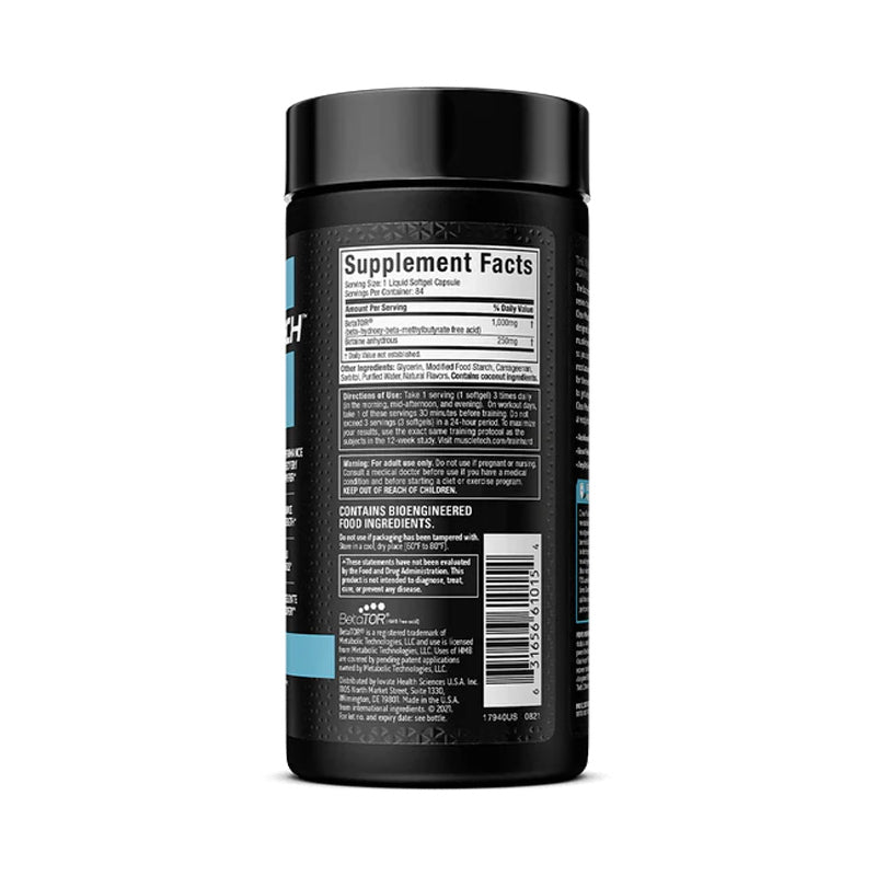 Muscletech Clear Muscle HMB 1000 mg  Free Acid 84 CAPS