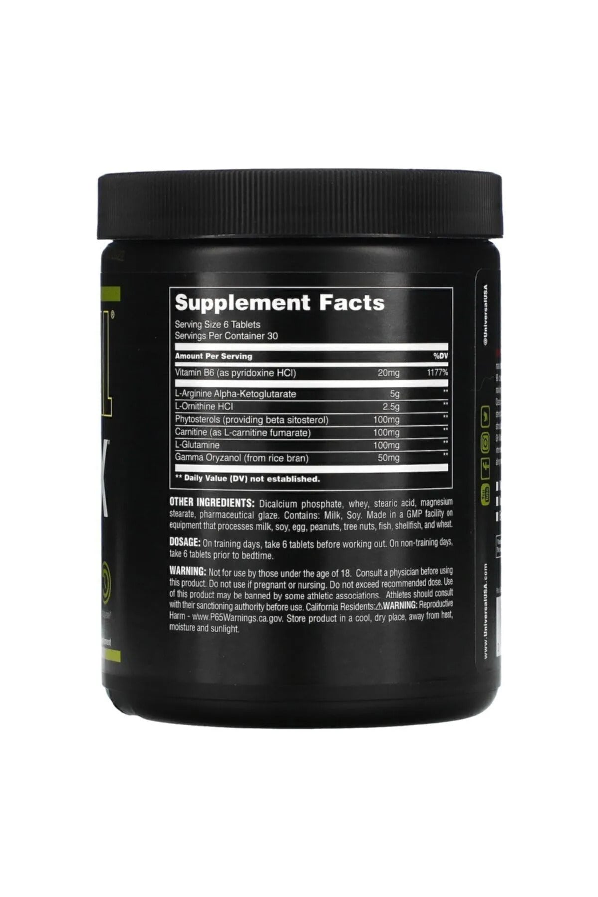 UNIVERSAL GH Max Enhanced with Arginine & Ornithine 180 Tabs - Abd Versiyon