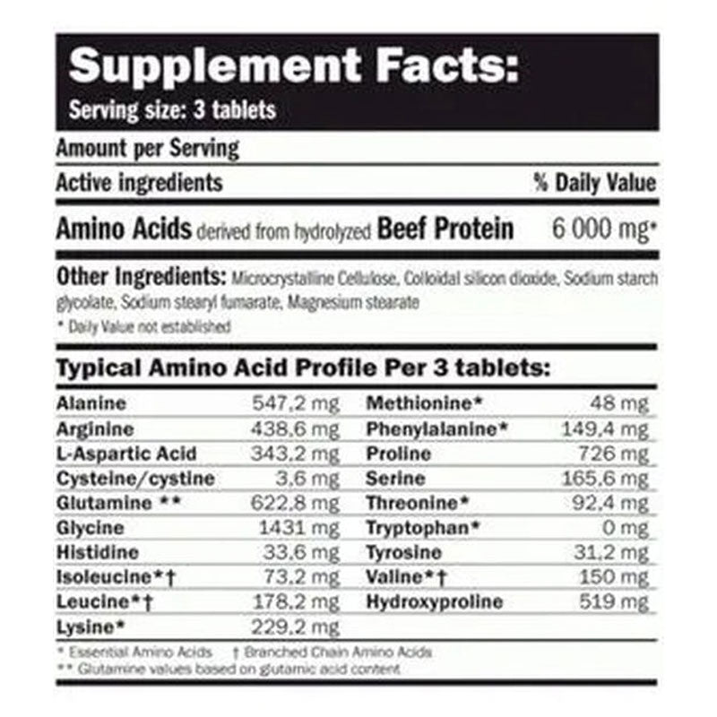 UNİVERSAL BEEF AMİNO 200 TABLET