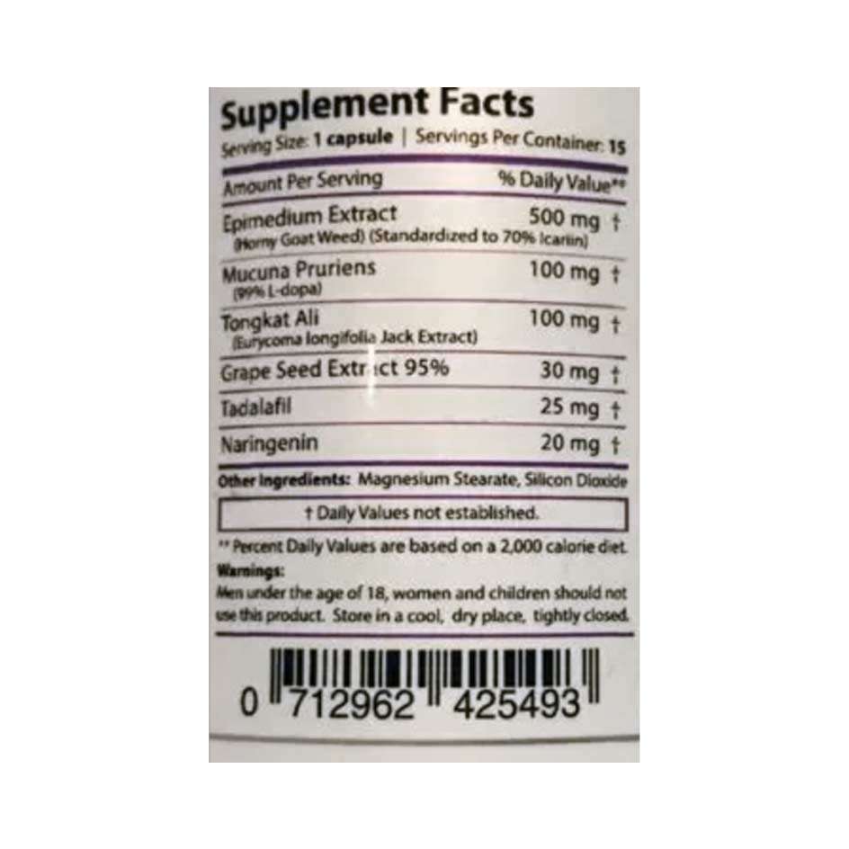 Core Labs Eroferol Alpha Male Afrodizyak Tongkat Ali - Tadalafil - Epimedium - Dopa mucuna Erkeklere özel