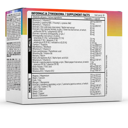 OstroVit VITAMİN&MINERALS Sport Complex 60 kapsül