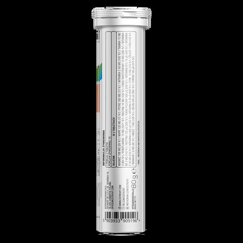 Ostrovit Vitamins and Minerals 20 effervescent tablets orange