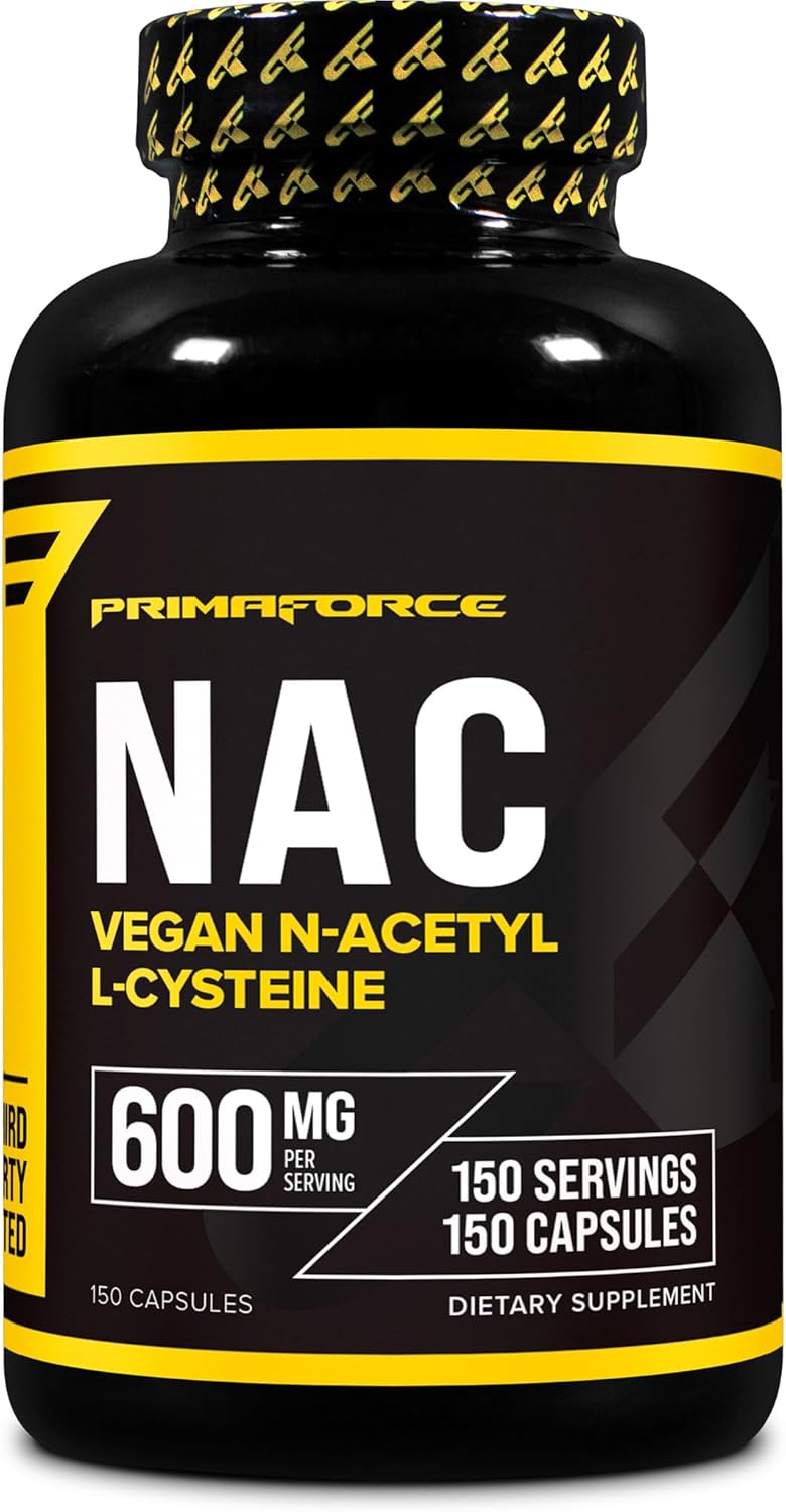 Primaforce NAC Vegan N-Acetyl L-Cysteine 600 mg 150 Caps
