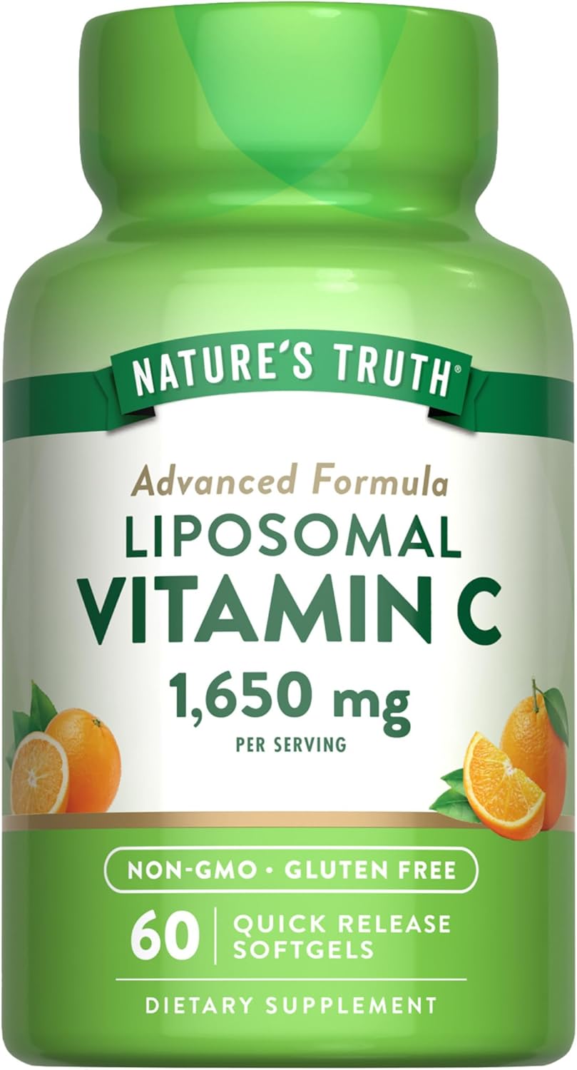 Nature's Truth Liposomal Vitamin C 1650mg 60 Softgels