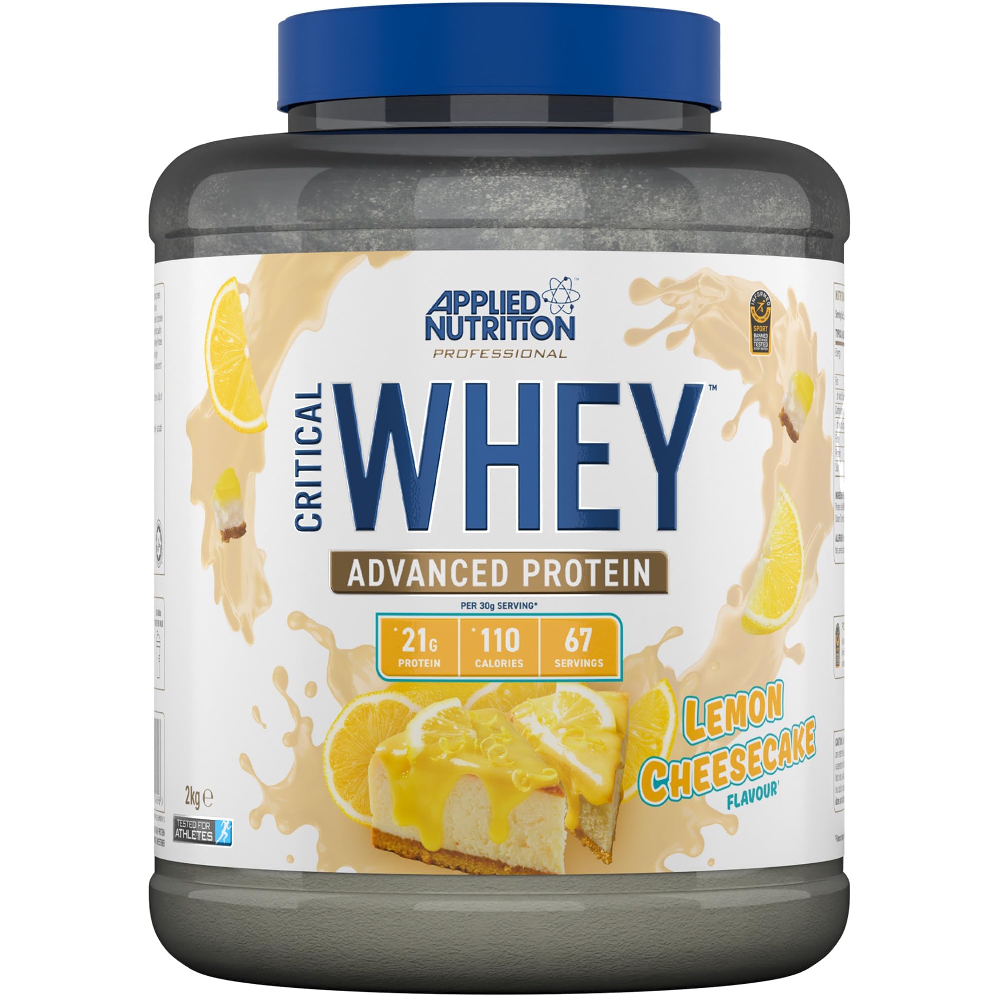 Applied Nutrition Critical Whey Protein 2 kg - Lemon Cheesecake