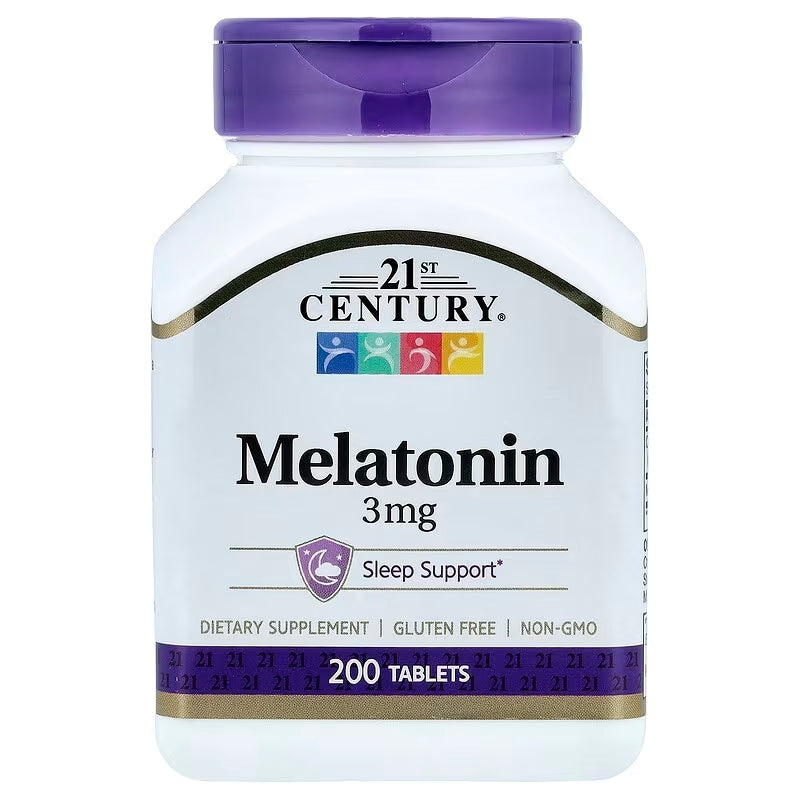 21st Century Melatonin 3 mg 200 Tablet
