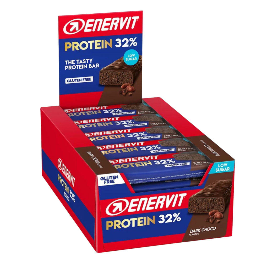 Enervit Low Sugar Protein Bar 55 Gr 25 Adet - Dark Choco