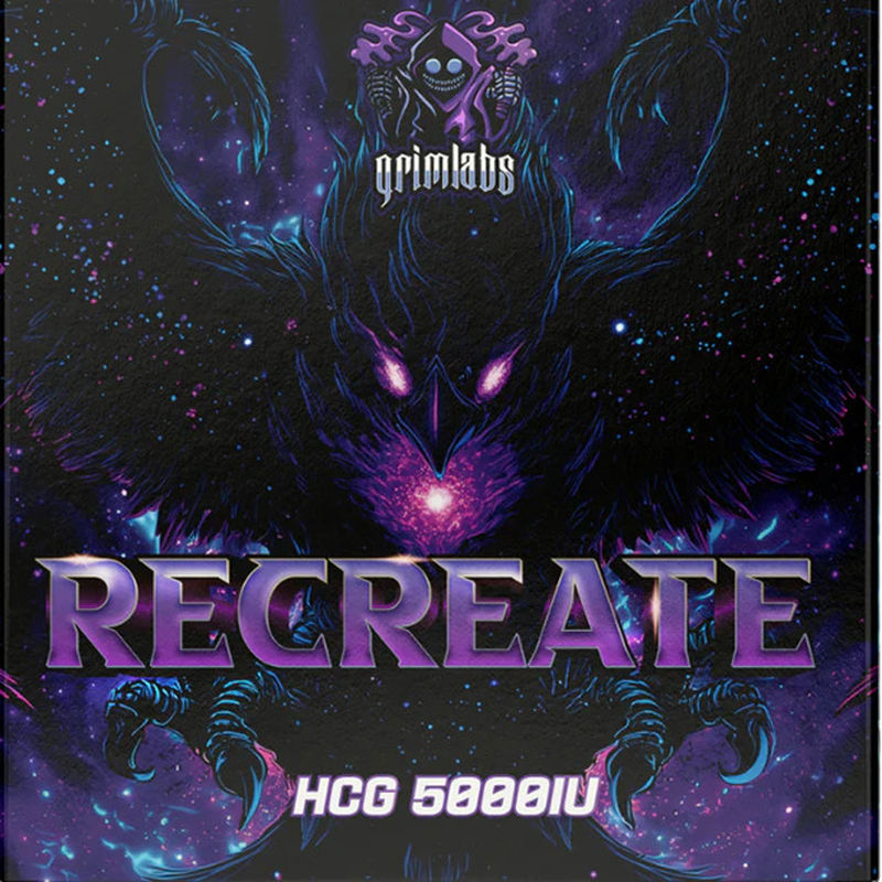 Grimlabs RECREATE - HCG 5000IU & BACTERIOSTATIC WATER