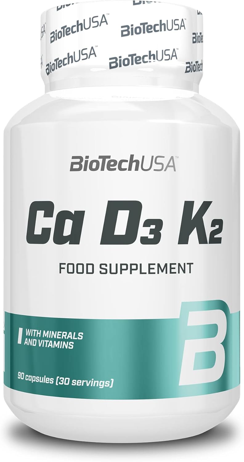 BIOTECH Ca Calcium D3 K2 Vitamin - 90 caps