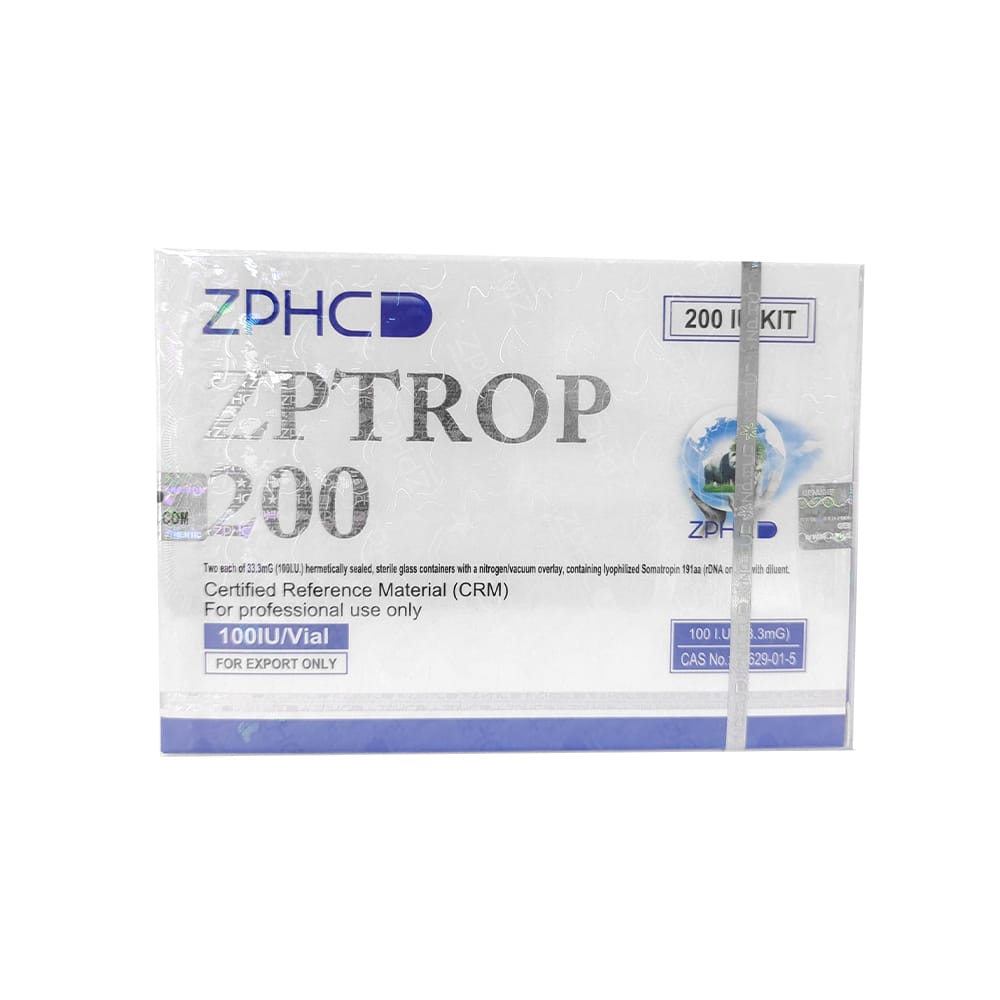 Zphc ZPtrop HGH Somatropin 200 IU 2 vials × 100 IU