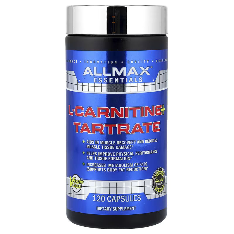 ALLMAX Essentials L-Carnitine + Tartrate 120 Caps