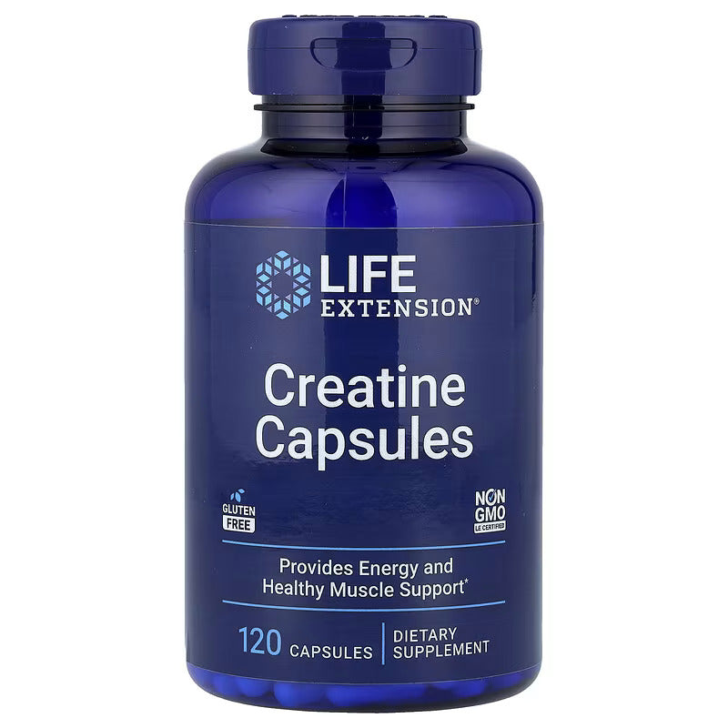 Life Extension Creatine Strength Lean Muscle 120 Caps