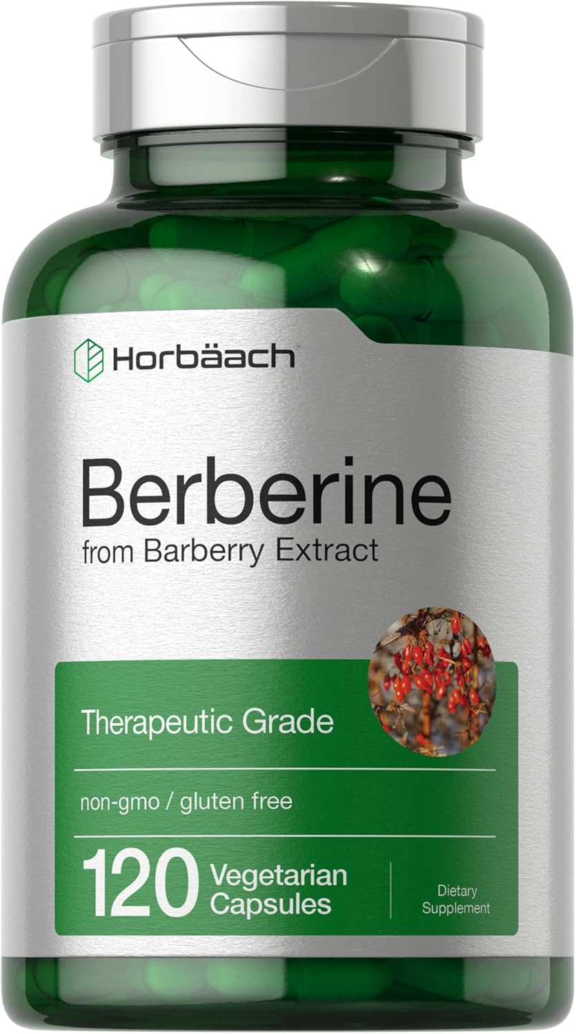 Horbaach Berberine HCL Barberry Extract 500mg 120 Caps