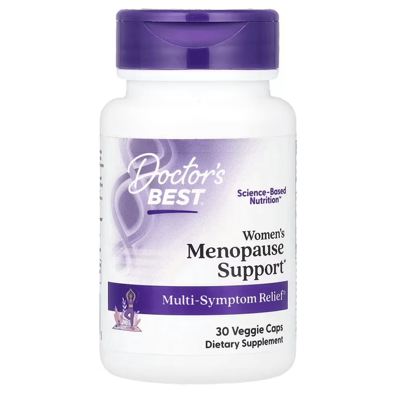 Doctor's Best Women's Menopause Support Multi-Symptom Relief 30 Veggie Caps