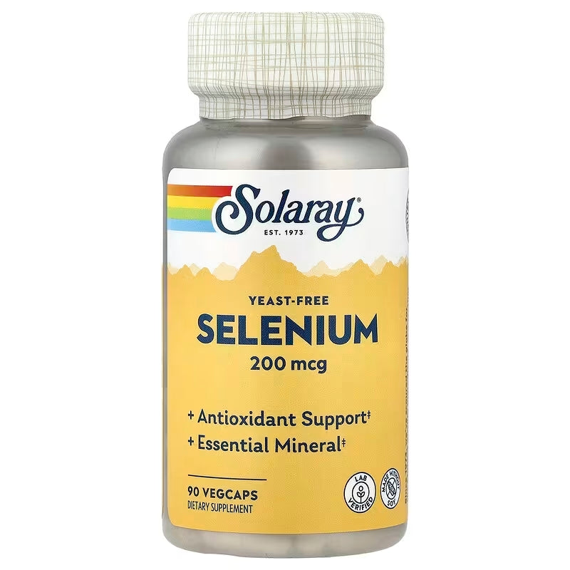Solaray Selenium Antioxidants 200 mcg 90 VegCaps