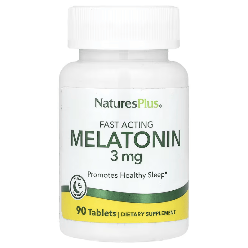 NaturesPlus Fast Acting Melatonin Sleep 3 mg 90 Tablet