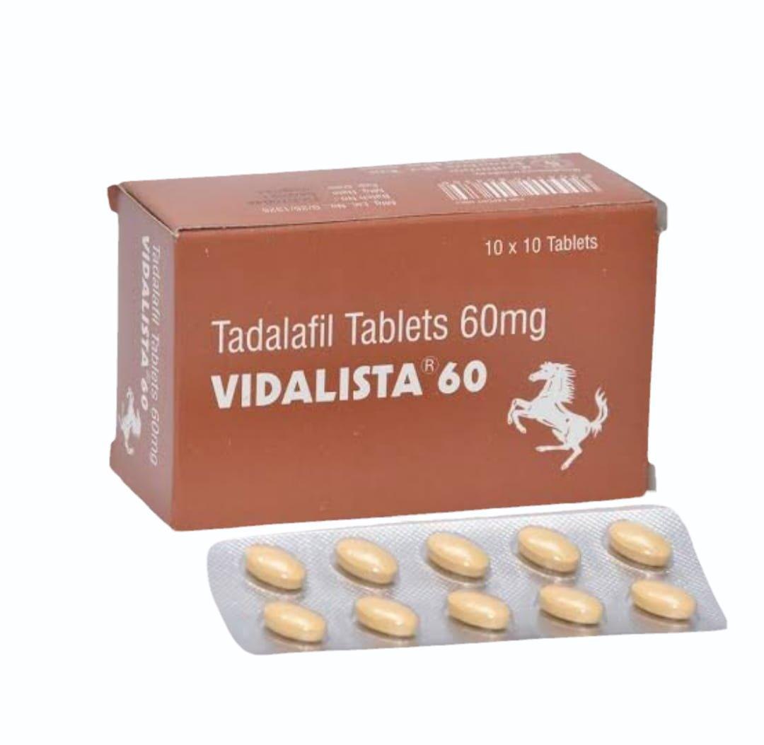 Vidalista 60 Mg Tadalafil 10x10 100 Tablet