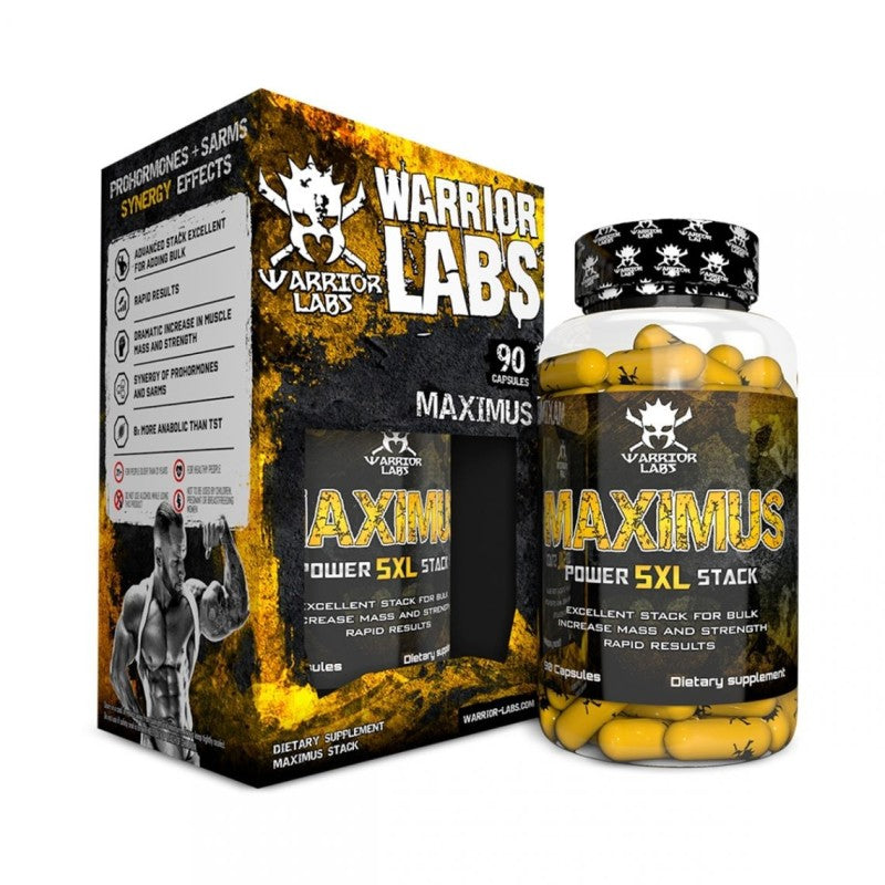 Warrior Labs Maximus Mix Rad140 , Sr9009 Stenabolic , Nac , Milk Thistle , Tudca 90 caps