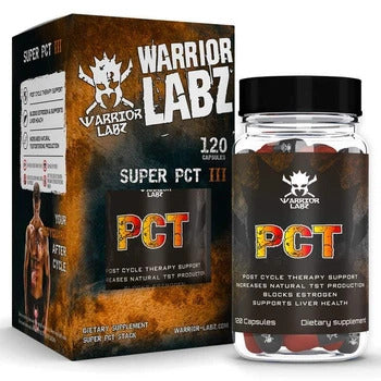 Warrior Labs PCT Tst Boost Tribulus with Liver Nac , Milk thistle Saw palmetto 120 Caps