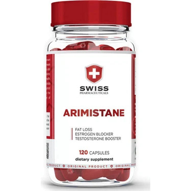 Swiss Pharmaceuticals Arimistane Fat Loss Estrogen Blocker Dht With Testo booster 40 mg 120 Cap