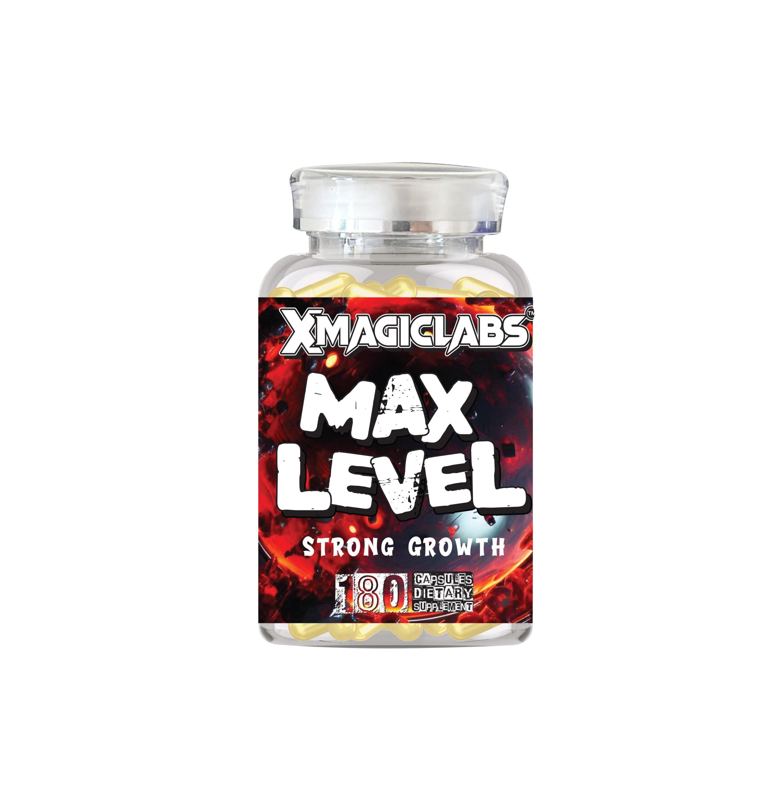 Xmagiclabs Max Level GH Shilajit, Ashwagandha, Maca, Tribulus, Turkesteron  180 CAPS - USA MENŞEİ FDA ONAYLI