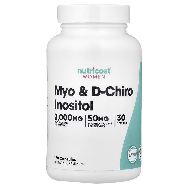 Nutricost Women Myo & D-Chiro Inositol hormone balance 120 Caps