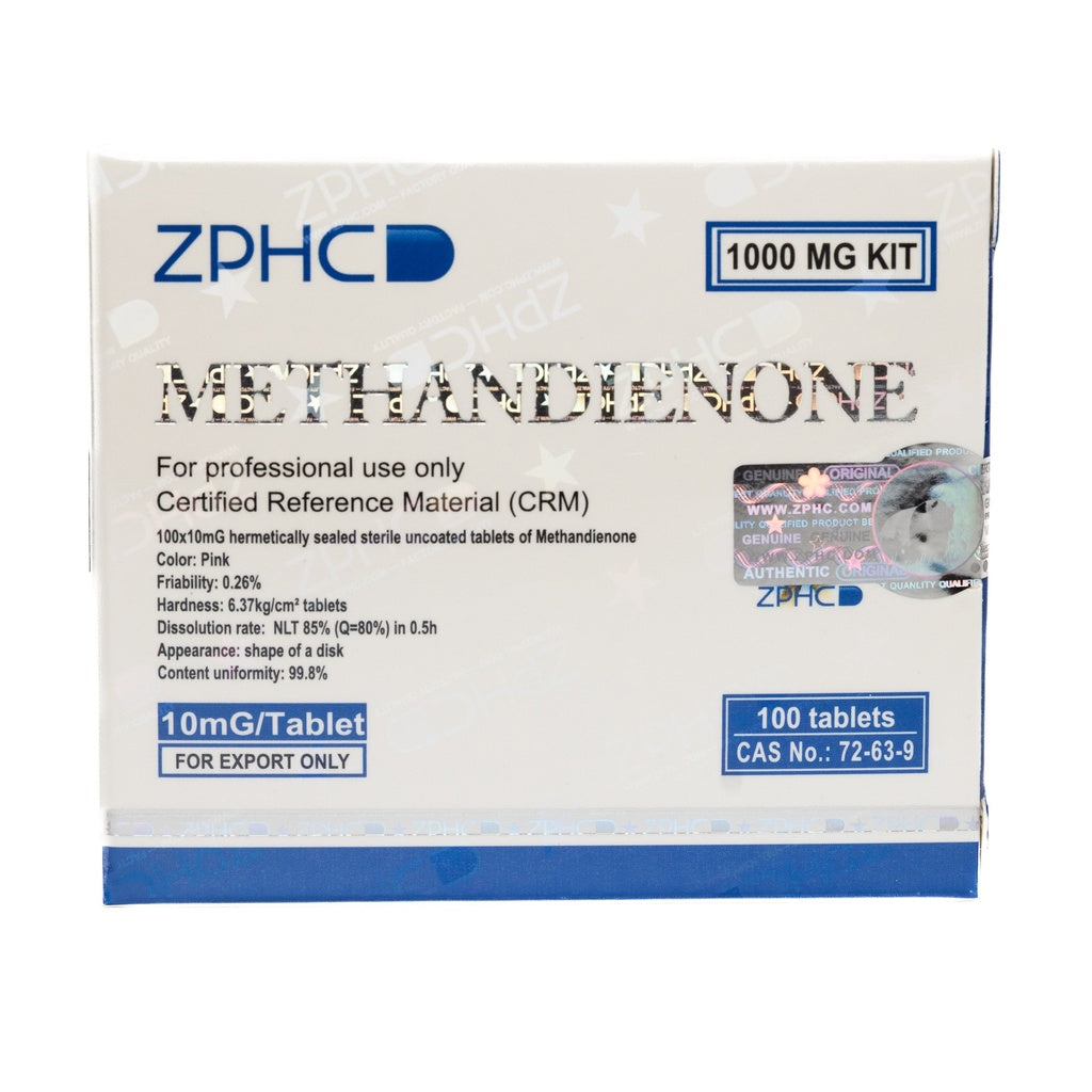 ZPHC Dianabol Methandienone -10 MG / pill -100 Tablet