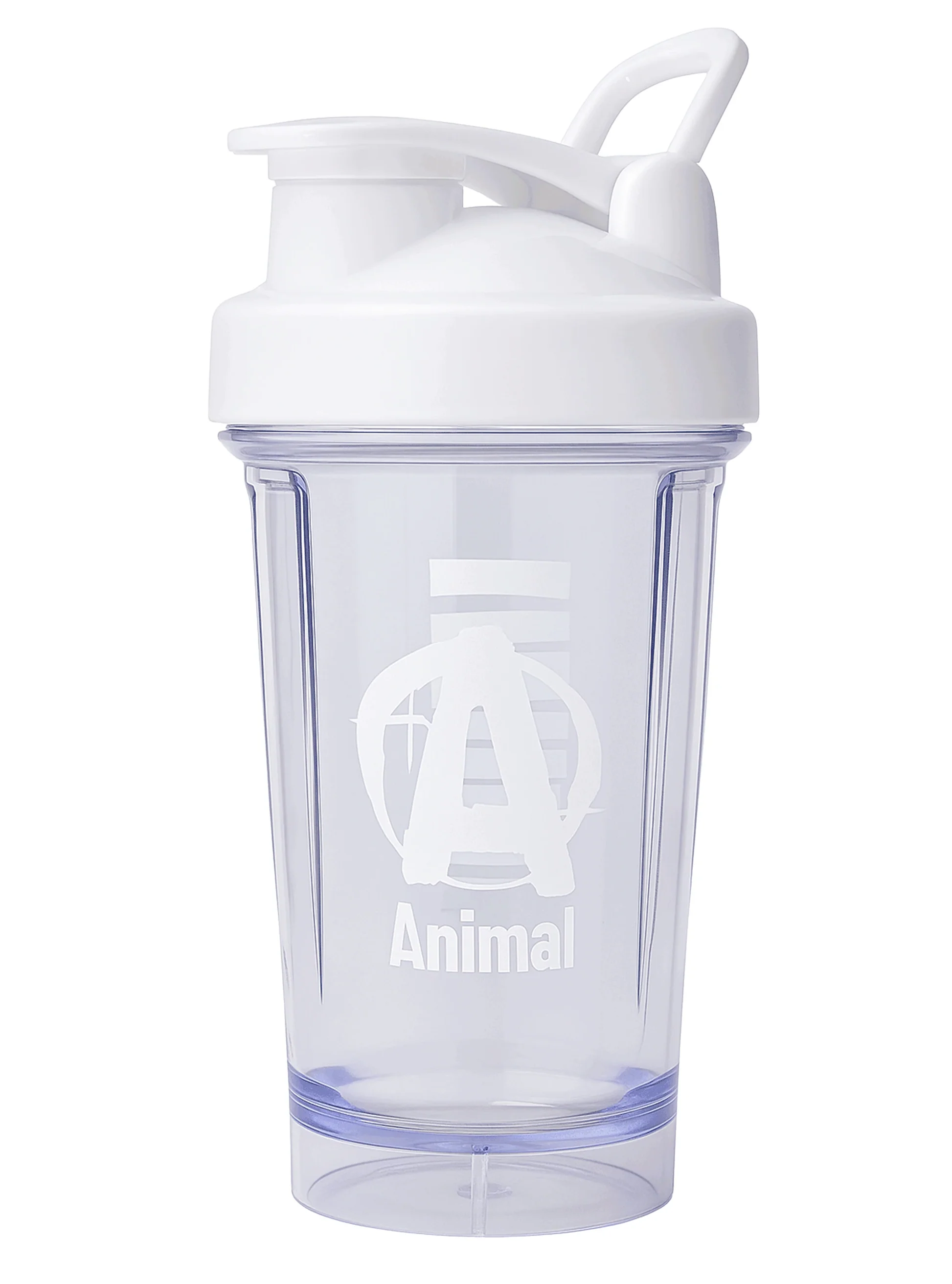 Animal White Transparant shaker bottle 500 ML