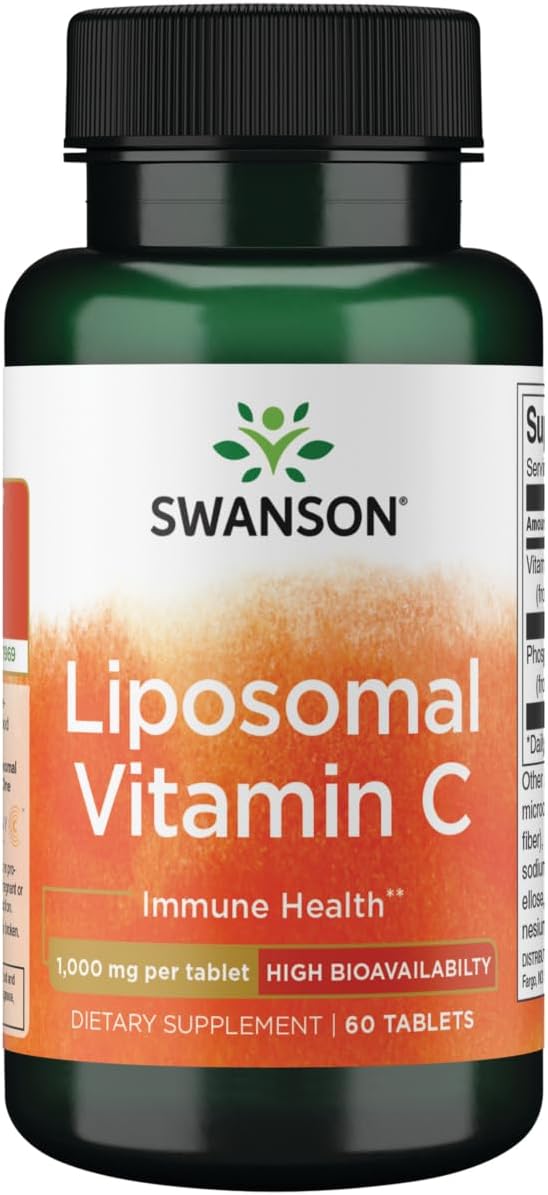 Swanson Liposomal Vitamin C Phospholipids 1000 mg 60 Tablets
