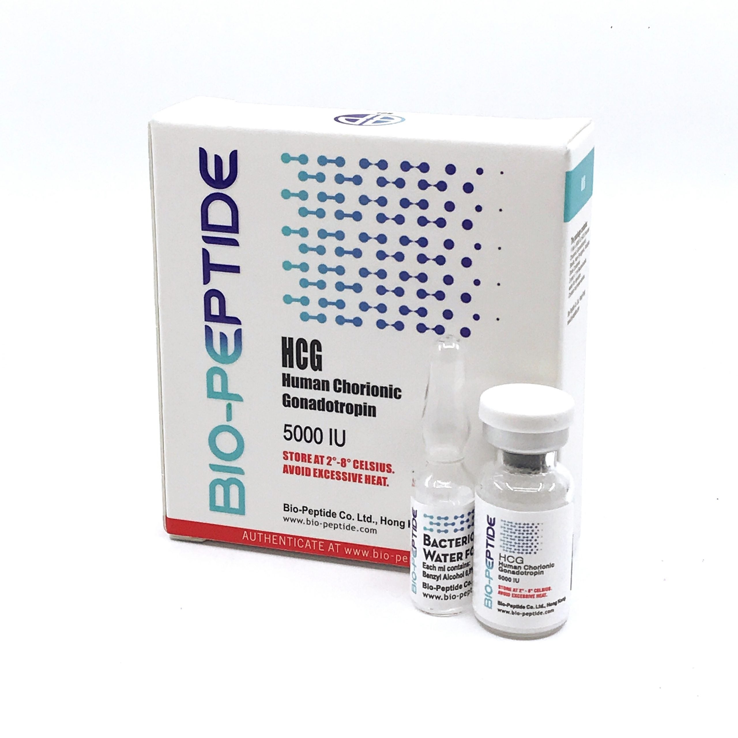 Bio-peptide Hcg 5000 IU + Bacteriostatic water