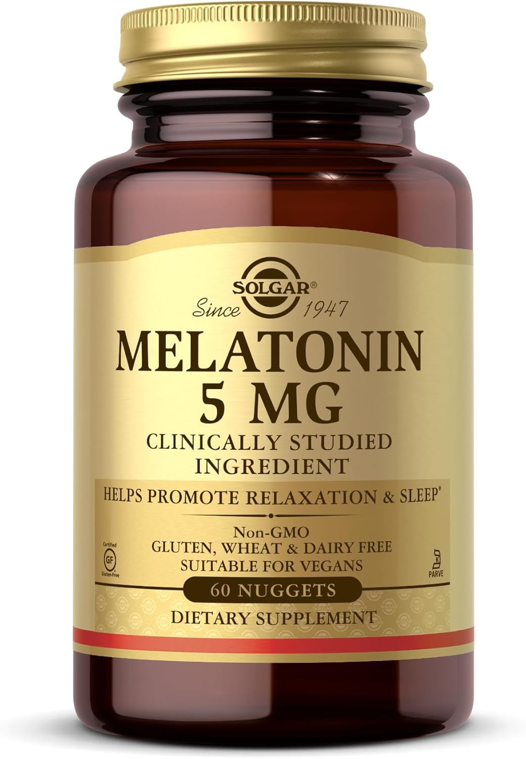 Solgar Melatonin 5 mg 60 Nuggets - Helps Promote Relaxation & Rest 60
