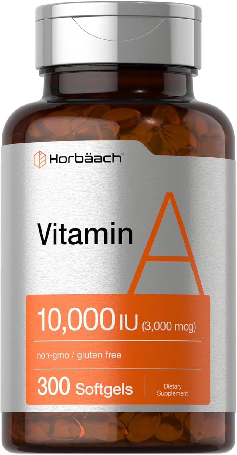 Horbäach Vitamin A 10000 IU 300 Softgels