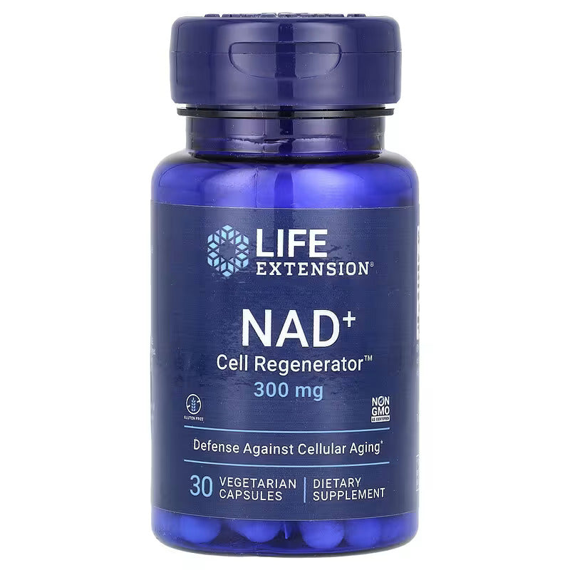 Life Extension NAD+ Niagen Cell Regenerator Brain & Cognitive 300 mg 30 Vegetarian Caps