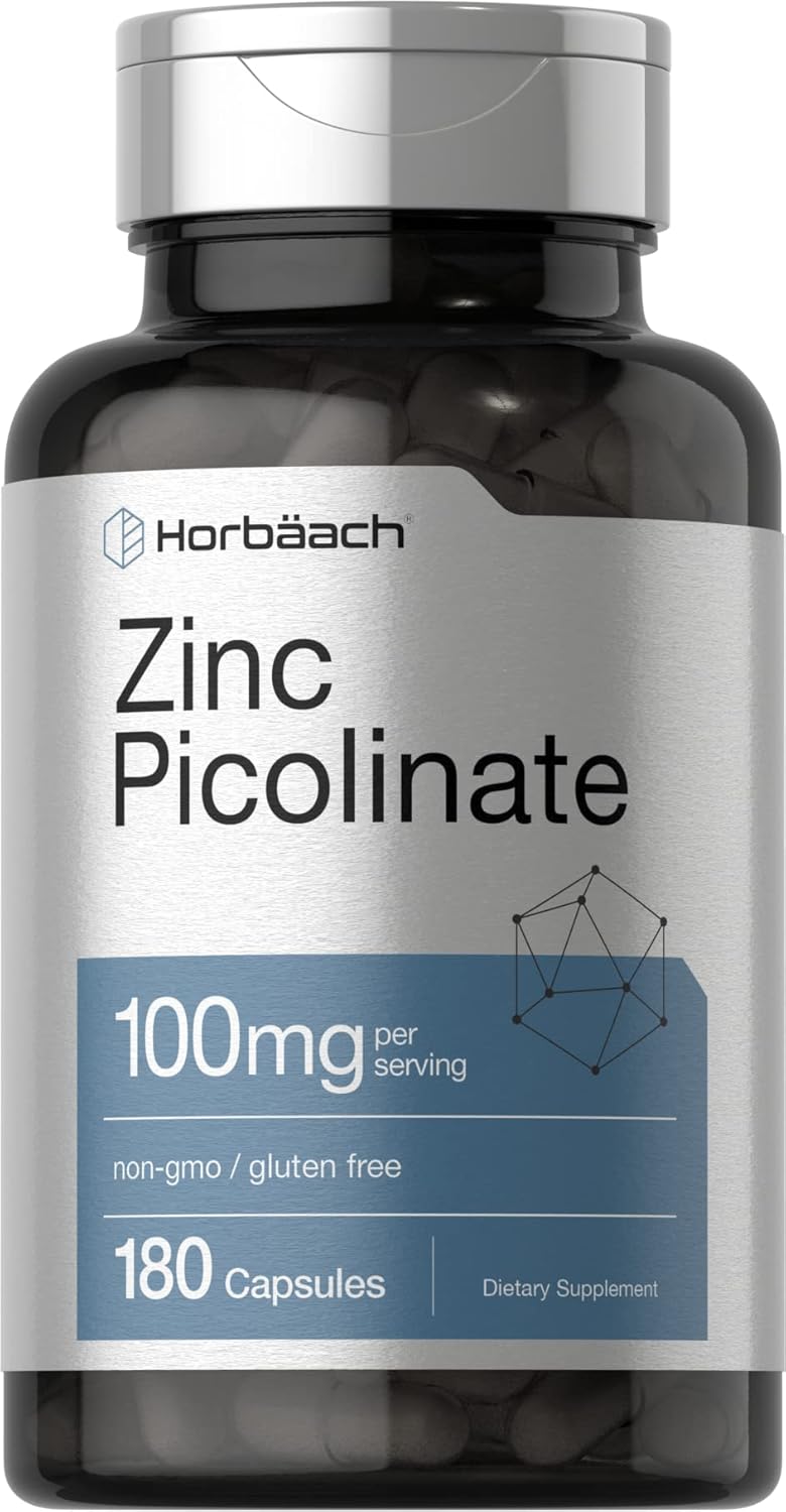Horbäach Zinc Çinko Picolinate 100mg 180 Caps