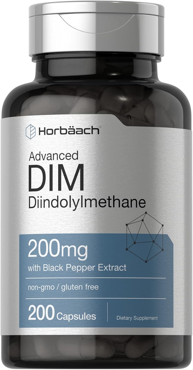 Horbäach DIM Diindolylmethane Women and Men 200mg 200 Caps