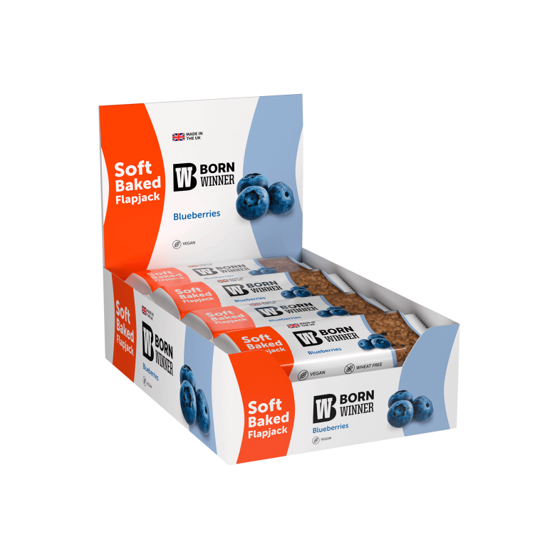 Born Winner Flapjack Yulaf Protein Bar Box 12X90