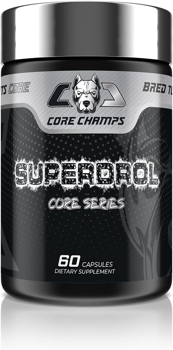 Core Champs Super Drol Choline Dmae , Acety L-Carnitine , Ajuga turkesteron 60 caps - By Kai Greene