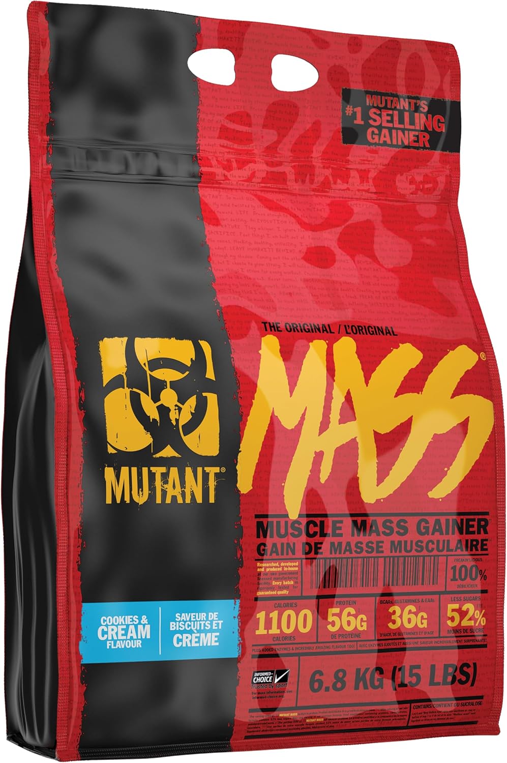 Mutant Mass Weight Gainer Protein Powder – Build Muscle Size and Strength Karbonhidrat 6.8 Kg