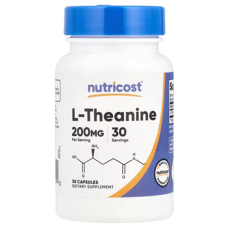 Nutricost L-Theanine Brain & Cognitive Double Strength 200mg 30 Caps