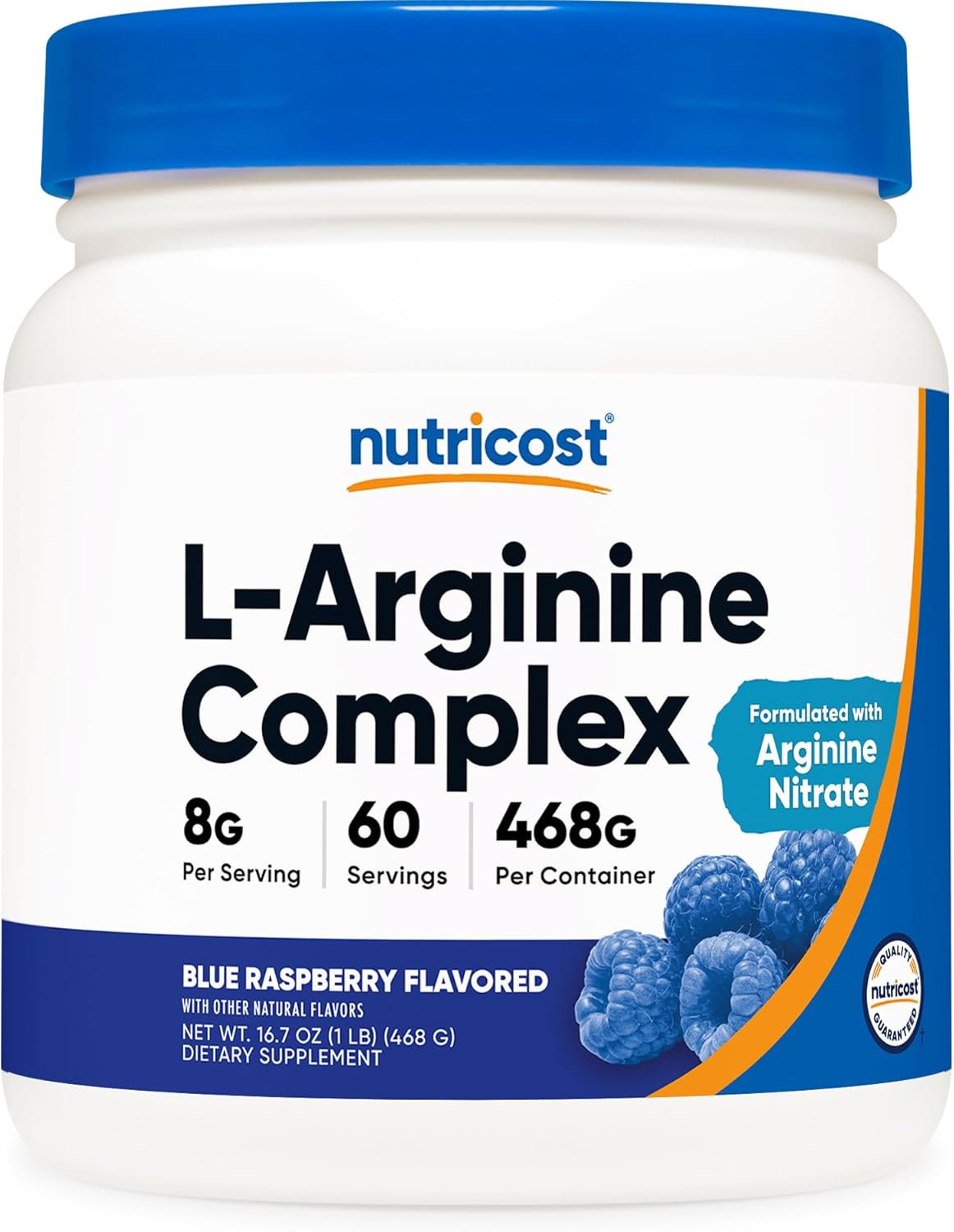 Nutricost L-Arginine AKG Nitric Oxide Complex Hcl 468 Gram 60 servis