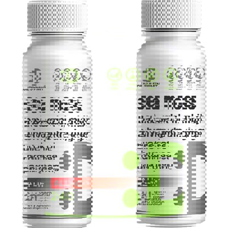 Deal Supplement Irish Sea Moss 240 Veggie Caps