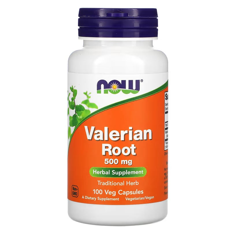 NOW Foods Valerian Root Kedi otu 500 mg 100 Veg Capsules