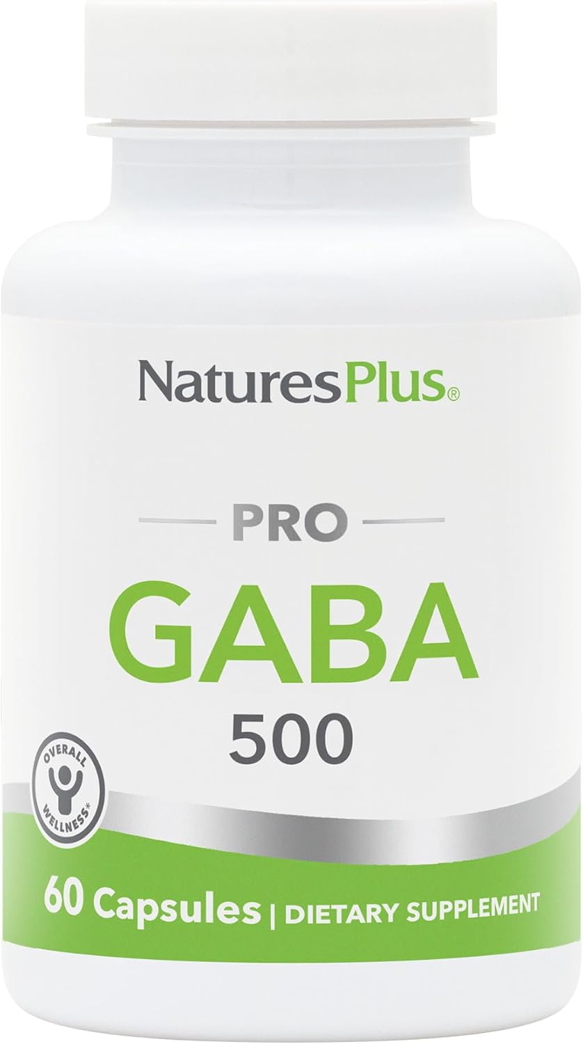 NaturesPlus PRO GABA 500 mg - 60 Caps