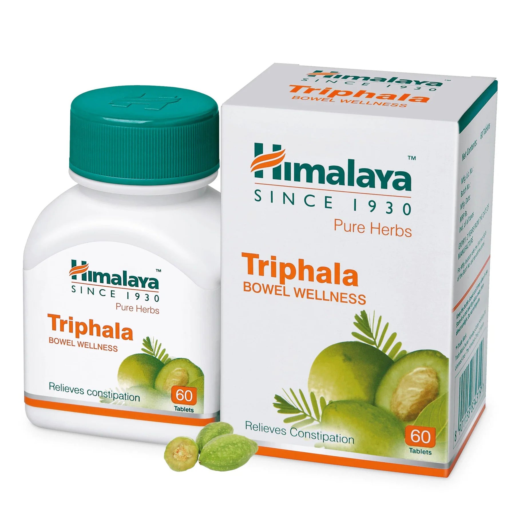 Himalaya Triphala Colon Cleanse Detox Constipation 60 Tablet