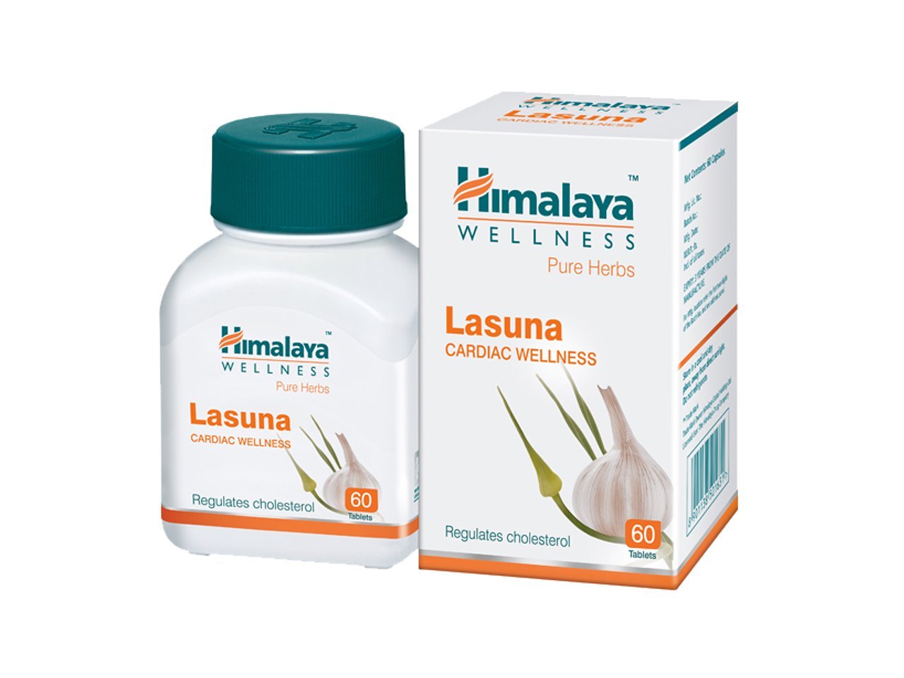 Himalaya Lasuna Cardiac Garlic Regulates Cholesterol 60 Tablet