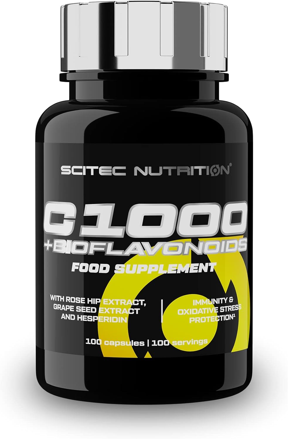 Scitec Nutrition C 1000 + Bioflavonoids Vitamin C Rosehip and bioflavonoids 100 Caps