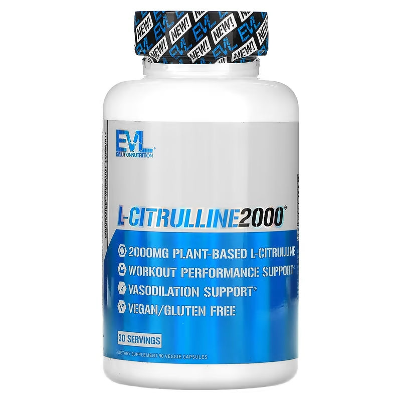 EVLution Nutrition L-Citrulline 2000 90 Veggie Caps