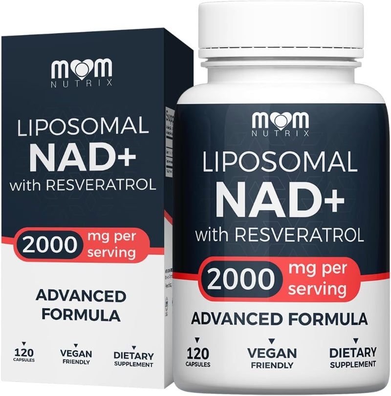 Mom Nutrix Liposomal NAD Resveratrol 2000 mg 120 Caps